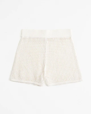 Crochet-Style Coverup Short