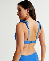 Curve Love Tie-Strap Underwire Bikini Top