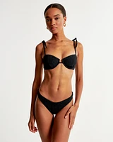 Tie-Strap Underwire Bikini Top