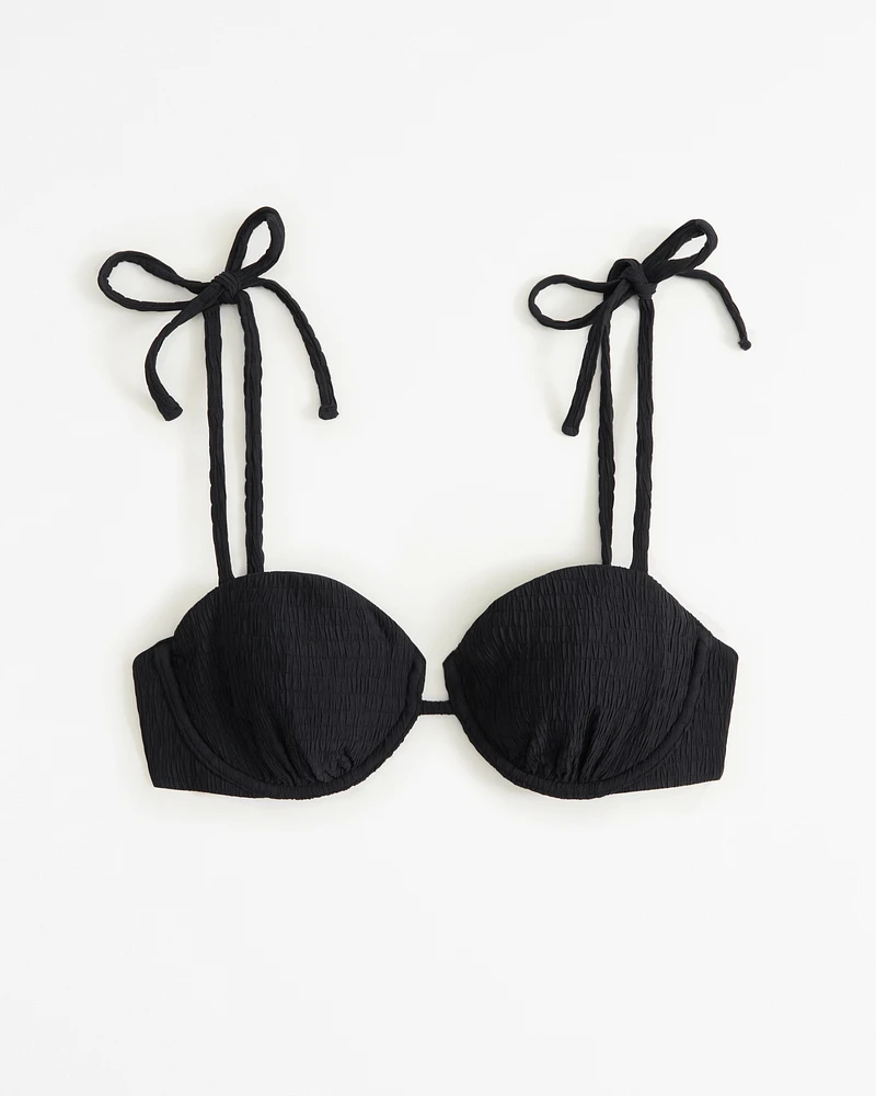 Tie-Strap Underwire Bikini Top