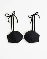 Tie-Strap Underwire Bikini Top