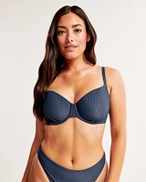 Curve Love 90s Clean Underwire Bikini Top