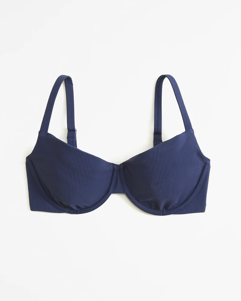 Curve Love 90s Clean Underwire Bikini Top