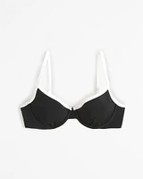 90s Clean Underwire Bikini Top