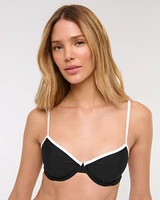 90s Clean Underwire Bikini Top