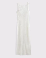 Crochet-Style Maxi Dress Coverup