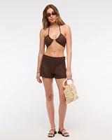 Crochet-Style Coverup Short