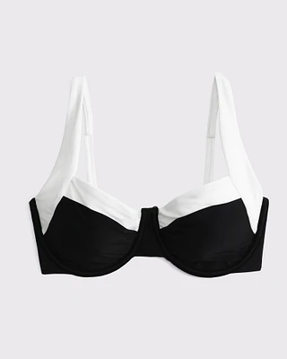 Curve Love Wide Strap Underwire Bikini Top