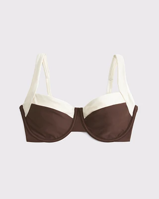 Curve Love Wide Strap Underwire Bikini Top