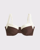 Curve Love Wide Strap Underwire Bikini Top