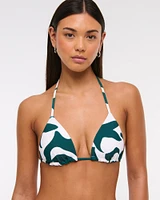 Halter String Triangle Bikini Top