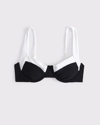 Wide Strap Underwire Bikini Top