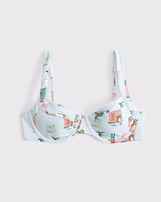 Wide Strap Underwire Bikini Top