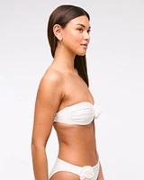 Rosette Bandeau Bikini Top