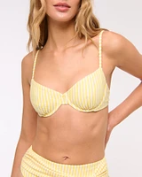 Tie-Front High-Waist Moderate Bottom