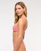 Knot-Front Bandeau Swim Top