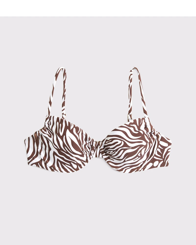Ruched Underwire Bikini Top