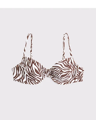Ruched Underwire Bikini Top