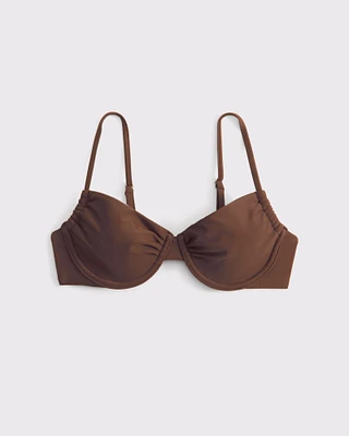 Ruched Underwire Bikini Top