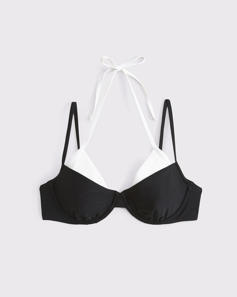 Layered Underwire Bikini Top