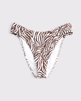 Ruched-Side Mid Rise Moderate Bottom