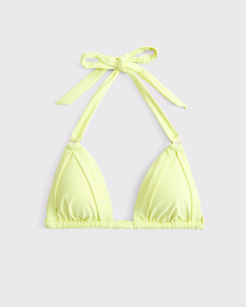 O-Ring Halter Triangle Bikini Top