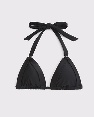 O-Ring Halter Triangle Bikini Top