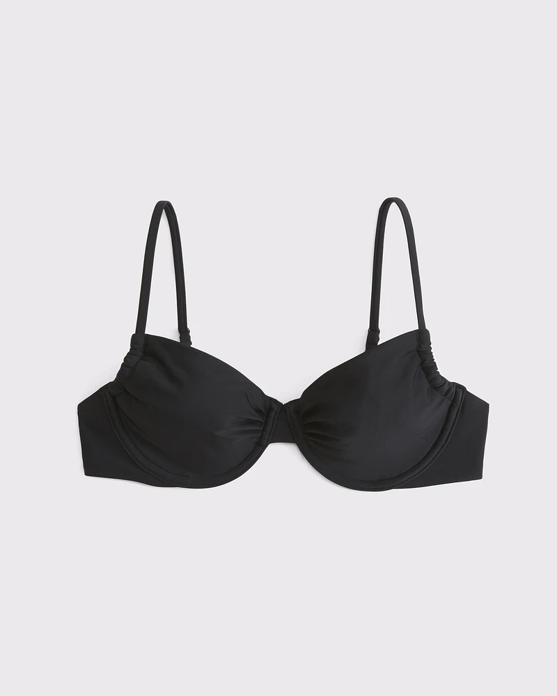 Ruched Underwire Bikini Top