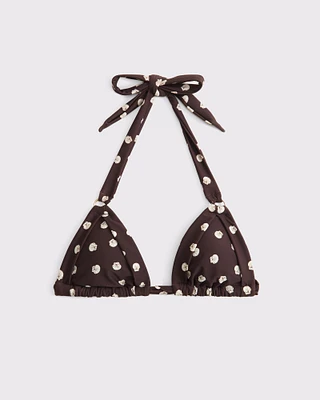 O-Ring Halter Triangle Bikini Top