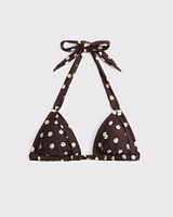 O-Ring Halter Triangle Bikini Top