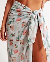 Long-Length Sarong Coverup