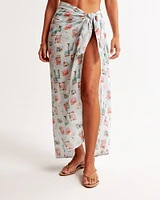 Long-Length Sarong Coverup