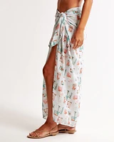 Long-Length Sarong Coverup