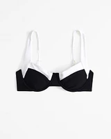 Wide Strap Underwire Bikini Top