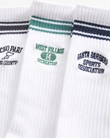 3-Pack Athletic Crew Socks