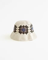 Crochet-Style Bucket Hat