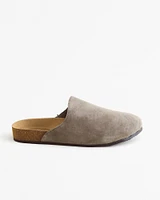 Suede Mules