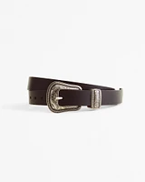 Western Leather Belt