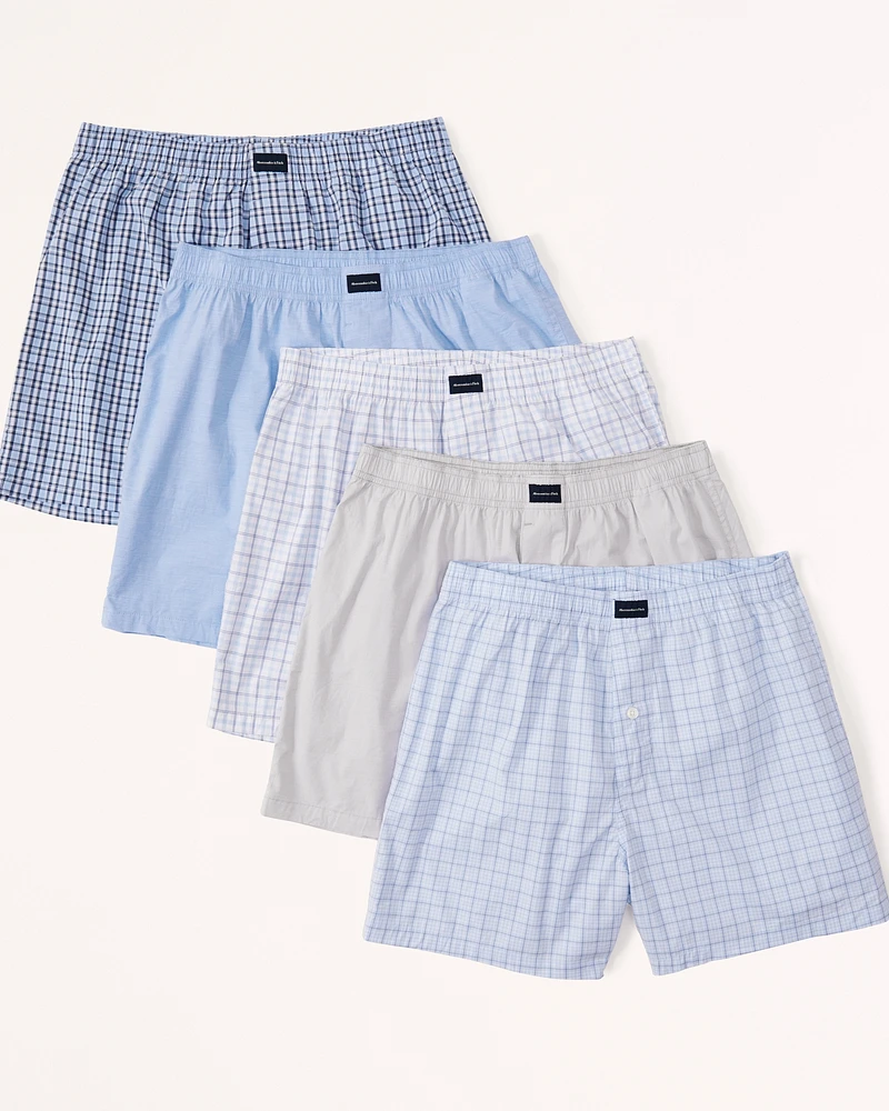 5-Pack Woven Logo Boxers