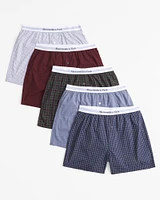 5-Pack Woven Logo Boxers