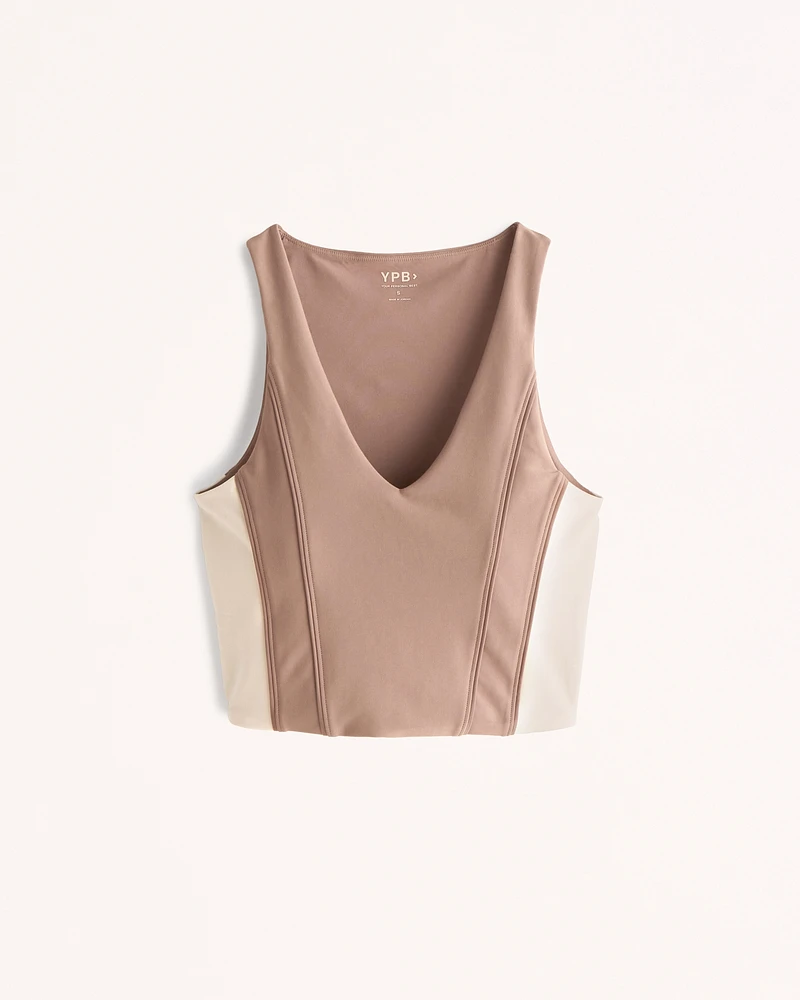 YPB sculptLUX Slim V-Neck Tank