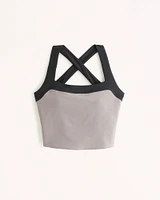 YPB sculptLUX Cross-Back Slim Tank