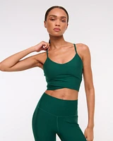 YPB sculptLUX Wrap-Front Cami Slim Tank