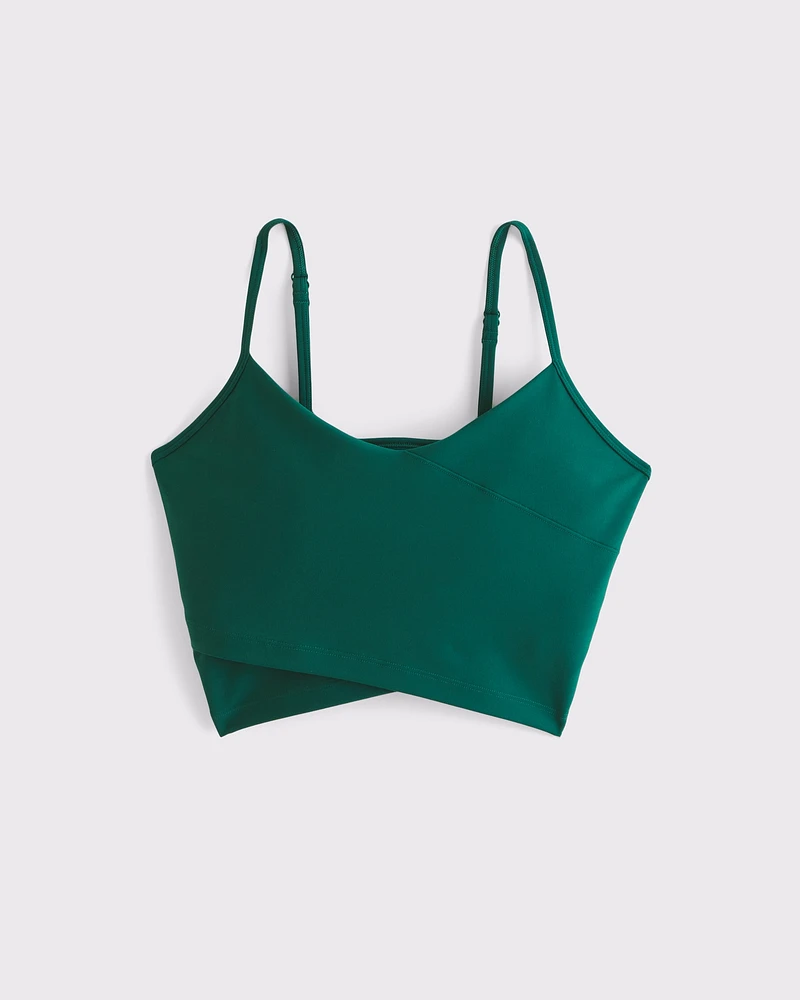 YPB sculptLUX Wrap-Front Cami Slim Tank