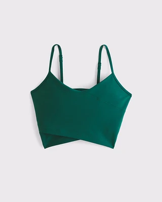 YPB sculptLUX Wrap-Front Cami Slim Tank