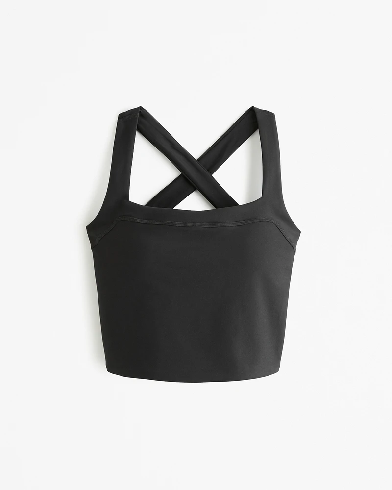 YPB sculptLUX Strappy-Back Squareneck Tank