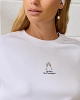 YPB neoKNIT Relaxed Graphic Crew