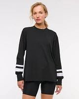 YPB Active Cotton-Blend Long-Sleeve Easy Tee