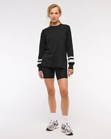 YPB Active Cotton-Blend Long-Sleeve Easy Tee