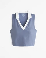 YPB sculptLUX Johnny Collar Polo Tank